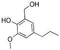 2-HYDROXY-3-METHOXY-5-PROPYLBENZYL ALCOHOL Struktur