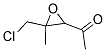4-CHLOROMETHYL-3,4-EPOXYPENTAN-2-ONE Struktur
