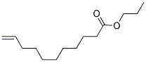 10-UNDECENOIC ACID PROPYL ESTER Struktur