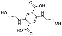 2,5-BIS(2-HYDROXYETHYLAMINO)TEREPHTHALIC ACID Struktur