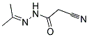 N'1-(1-METHYLETHYLIDENE)-2-CYANOETHANOHYDRAZIDE Struktur