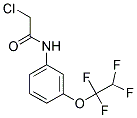 2-CHLORO-N-(3-(1,1,2,2-TETRAFLUOROETHOXY)PHENYL)ETHANAMIDE Struktur