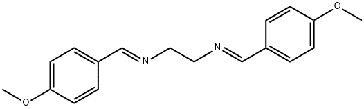 N-[(4-METHOXYPHENYL)METHYLENE]-N-(2-([(4-METHOXYPHENYL)METHYLENE]AMINO)ETHYL)AMINE Struktur