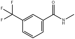 N-METHYL-3-(TRIFLUOROMETHYL)BENZENECARBOXAMIDE Struktur