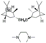 N,N-BIS(MONOISOPINOCAMPHEYLBORANE)-N,N,N,N-TETRAMETHYLETHYLENEDIAMINE Struktur