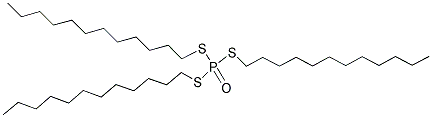 S,S,S-TRILAURYLTHIONOPHOSPHATE Struktur