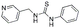 N-PHENYL-N'-(PYRIDIN-3-YLMETHYL)THIOUREA Struktur