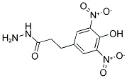 3,5-DINITRO-4-HYDROXYPHENYLPROPIONIC ACID HYDRAZIDE Struktur