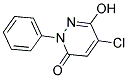 1-PHENYL-3-HYDROXY-4-CHLORO-6-PYRIDAZONE Struktur