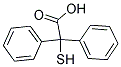 DIPHENYL(SULFANYL)ACETIC ACID Struktur