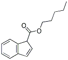 INDENE-1-CARBOXYLIC ACID N-AMYL ESTER Struktur