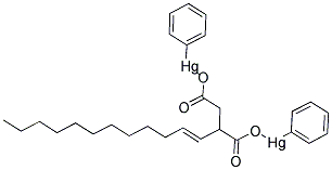 DI(PHENYLMERCURY)DODECENYL SUCCINATE Struktur