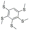 1,2,3,4,5-PENTA(METHYLTHIO)BENZENE Struktur