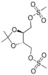 (+)-1,4-DI-O-MESYL-2,3-O-ISOPROPYLIDENETHREITOL Struktur