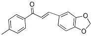 3-(1,3-BENZODIOXOL-5-YL)-1-(4-METHYLPHENYL)PROP-2-EN-1-ONE Struktur