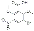 3-BROMO-2,6-DIMETHOXY-5-NITROBENZOIC ACID Struktur