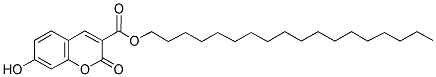 7-HYDROXYCOUMARIN-3-CARBOXYLIC ACID OCTADECYL ESTER Struktur