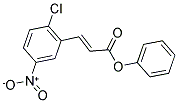 PHENYL 3-(2-CHLORO-5-NITROPHENYL)ACRYLATE Struktur