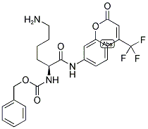 Z-LYS-7-AMINO-4-TRIFLUORO METHYLCOUMARIN Struktur