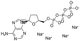 2',3'-DIDEOXYADENOSINE 5'-TRIPHOSPHATE TETRASODIUM SALT Struktur