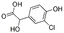 3-CHLORO-4-HYDROXYMANDELIC ACID Struktur