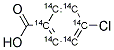 4-CHLORO[RING-U-14C]BENZOIC ACID Struktur