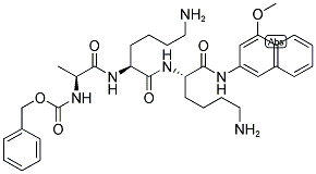 Z-ALA-LYS-LYS-4-METHOXY-2-NAPHTHYLAMINE Struktur