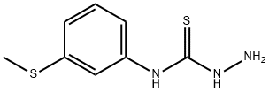 4-[3-(METHYLTHIO)PHENYL]-3-THIOSEMICARBAZIDE Struktur