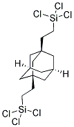 1,3-BIS(TRICHLOROSILYLETHYL)ADAMANTANE Struktur