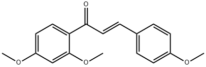 2',4',4-TRIMETHOXYCHALCONE Struktur