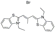 3,3' DIETHYL-9-METHYLTHIACARBOCYANINE BROMIDE Struktur