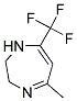 5-METHYL-7-(TRIFLUOROMETHYL)-1H,2H,3H-1,4-DIAZEPINE Struktur