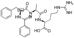 BENZOYL-PHE-ALA-ARG Struktur