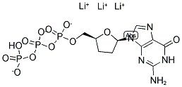 2',3'-DIDEOXYGUANOSINE-5'-TRIPHOSPHATE LITHIUM SALT Struktur