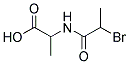 2-[(2-BROMOPROPANOYL)AMINO]PROPANOIC ACID Struktur