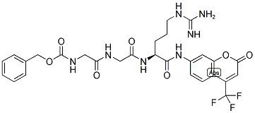 Z-GLY-GLY-ARG-AFC Struktur