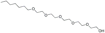 N-HEPTYLPENTAOXYETHYLENE Struktur