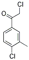 4-CHLORO-3-METHYLPHENACYL CHLORIDE Struktur