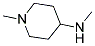 1-METHYL-4-(METHYLAMINO)PIPERIDINE Struktur