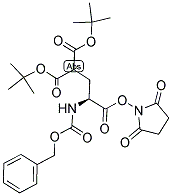 Z-D-GLA(OTBU)2-OSU Struktur