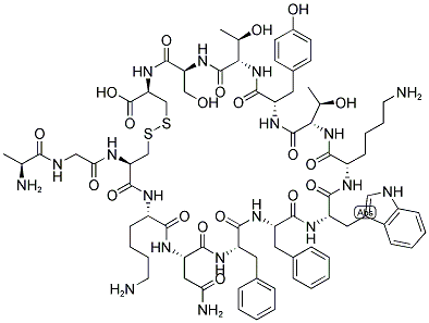 (TYR11)-SOMATOSTATIN-14 Struktur