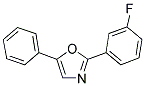 2-(3-FLUOROPHENYL)-5-PHENYLOXAZOLE Struktur