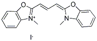 3,3'-DIMETHYLOXACARBOCYANINE IODIDE Struktur