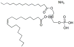 1-PALMITOYL-2-OLEOYL-SN-GLYCERO-3-PHOSPHO-RAC-GLYCEROL SODIUM SALT Struktur