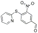 3-NITRO-4-(2-PYRIDYLTHIO)BENZALDEHYDE Struktur