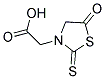 (5-OXO-2-THIOXO-THIAZOLIDIN-3-YL)-ACETIC ACID Struktur