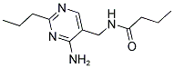 2-PROPYL-4-AMINO-5-BUTYRAMINO-METHYLPYRIMIDINE Struktur