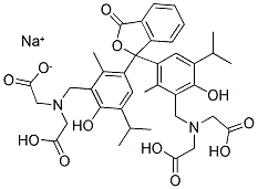 THYMOLPHTHALEIN COMPLEXONE SODIUM SALT Struktur