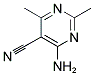 4-AMINO-5-CYANO-2,6-DIMETHYLPYRIMIDINE Struktur