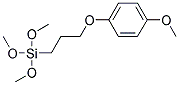 3-(4-METHOXYPHENOXY)PROPYLTRIMETHOXYSILANE Struktur